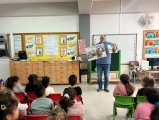 Τρίτη 27/01/2026-Τα παιδιά είχαν την ευκαιρία να ακούσουν το παραμύθι με τίτλο: "Ο λυπημένος ουρανός" απο τον συγγραφέα κ. Αδάμο Χριστοφίδη